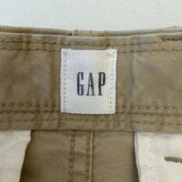 GAP Men’s Shorts 12” Stretch Casual Flat Front Chino Shorts Iconic Khaki Tan 31 - Picture 10 of 14
